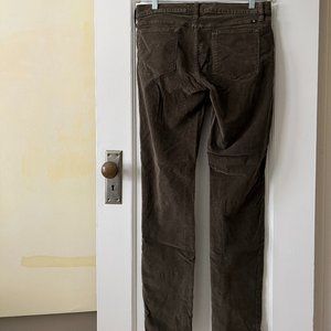 Lucky Brand (Charlie Skinny Corduroy) Pants (32) Brown